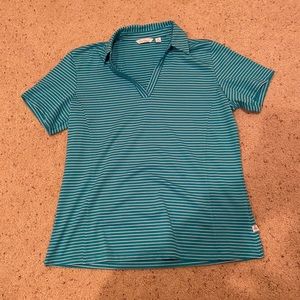 Striped Women’s golf tshirt